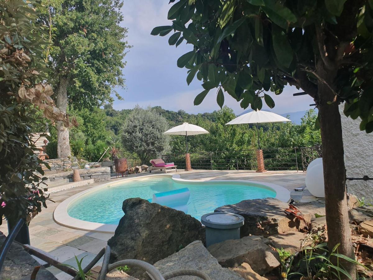 Maison De Charme Avec Piscine Et Vue Exceptionnelle Scolca ภายนอก รูปภาพ