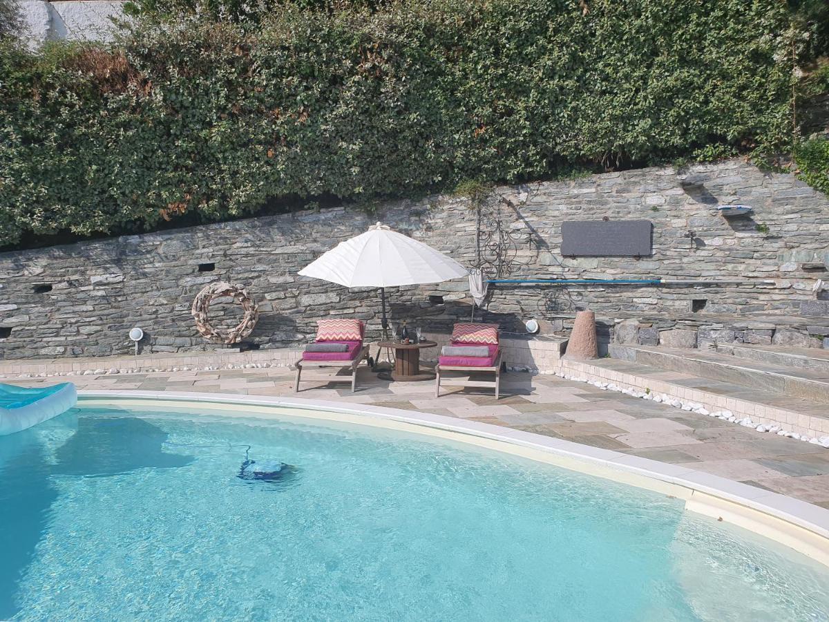 Maison De Charme Avec Piscine Et Vue Exceptionnelle Scolca ภายนอก รูปภาพ