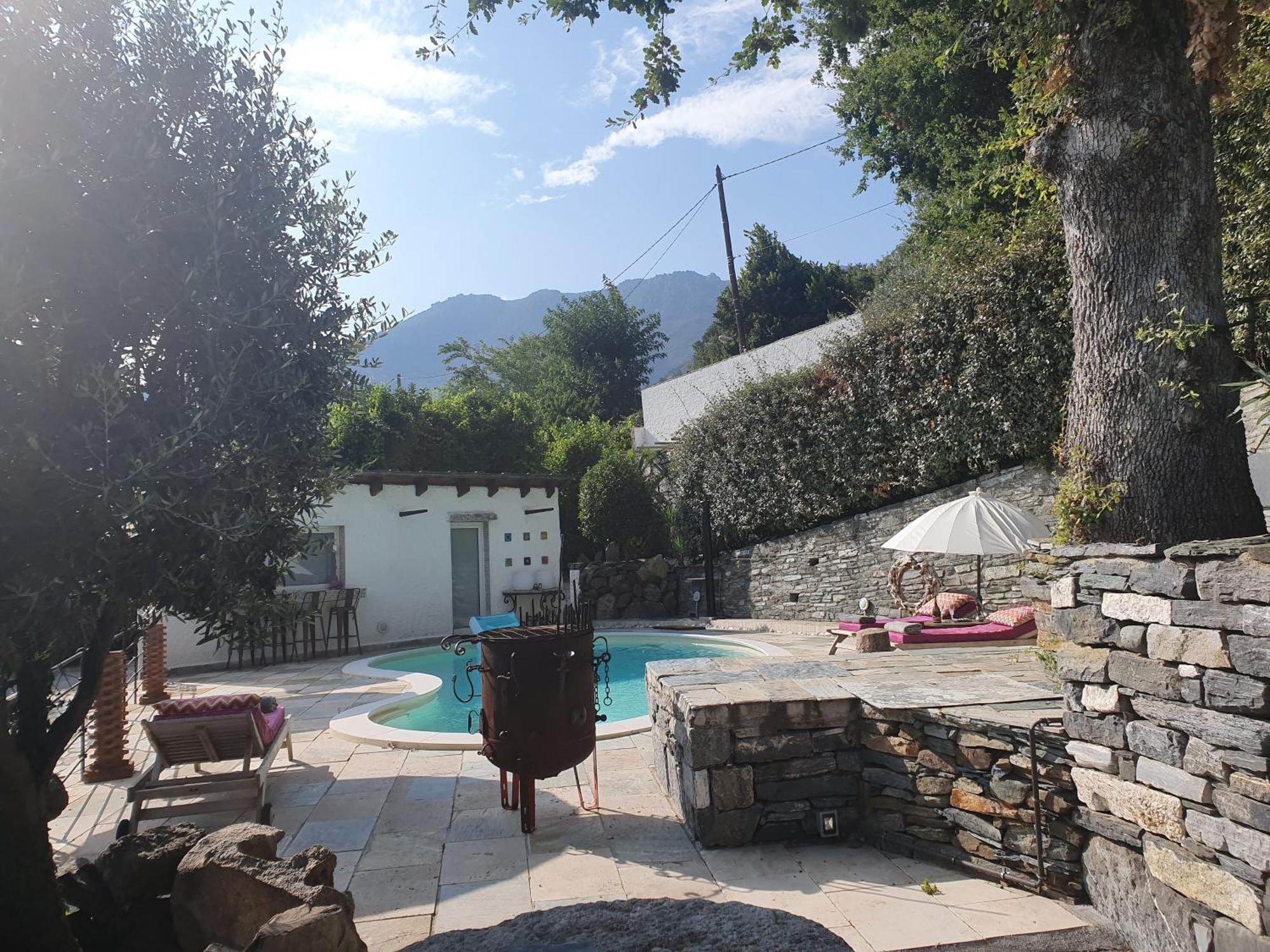 Maison De Charme Avec Piscine Et Vue Exceptionnelle Scolca ภายนอก รูปภาพ
