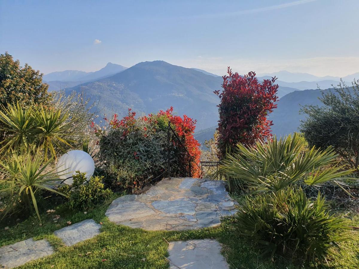 Maison De Charme Avec Piscine Et Vue Exceptionnelle Scolca ภายนอก รูปภาพ