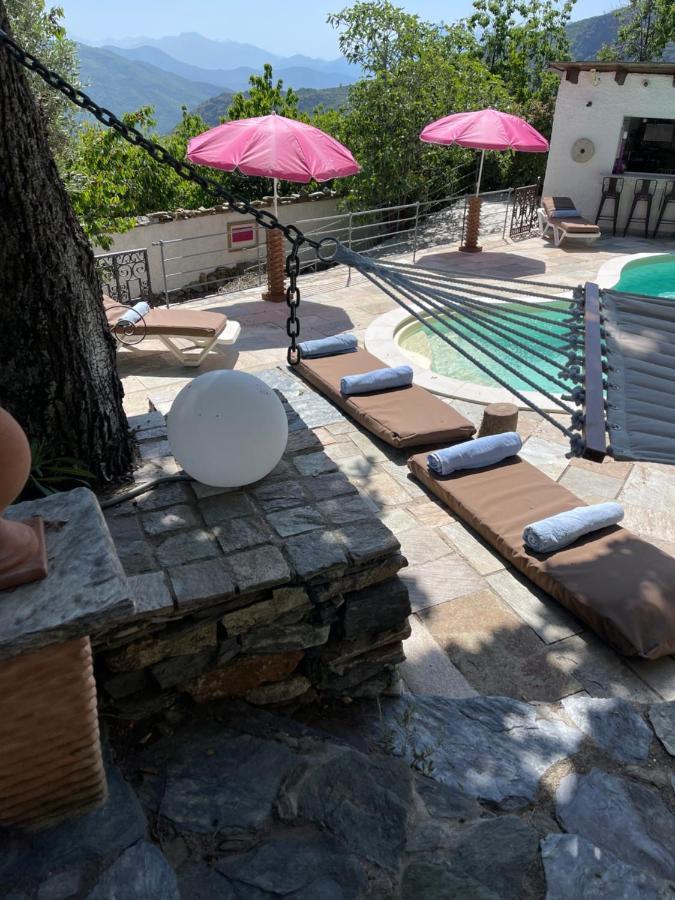 Maison De Charme Avec Piscine Et Vue Exceptionnelle Scolca ภายนอก รูปภาพ