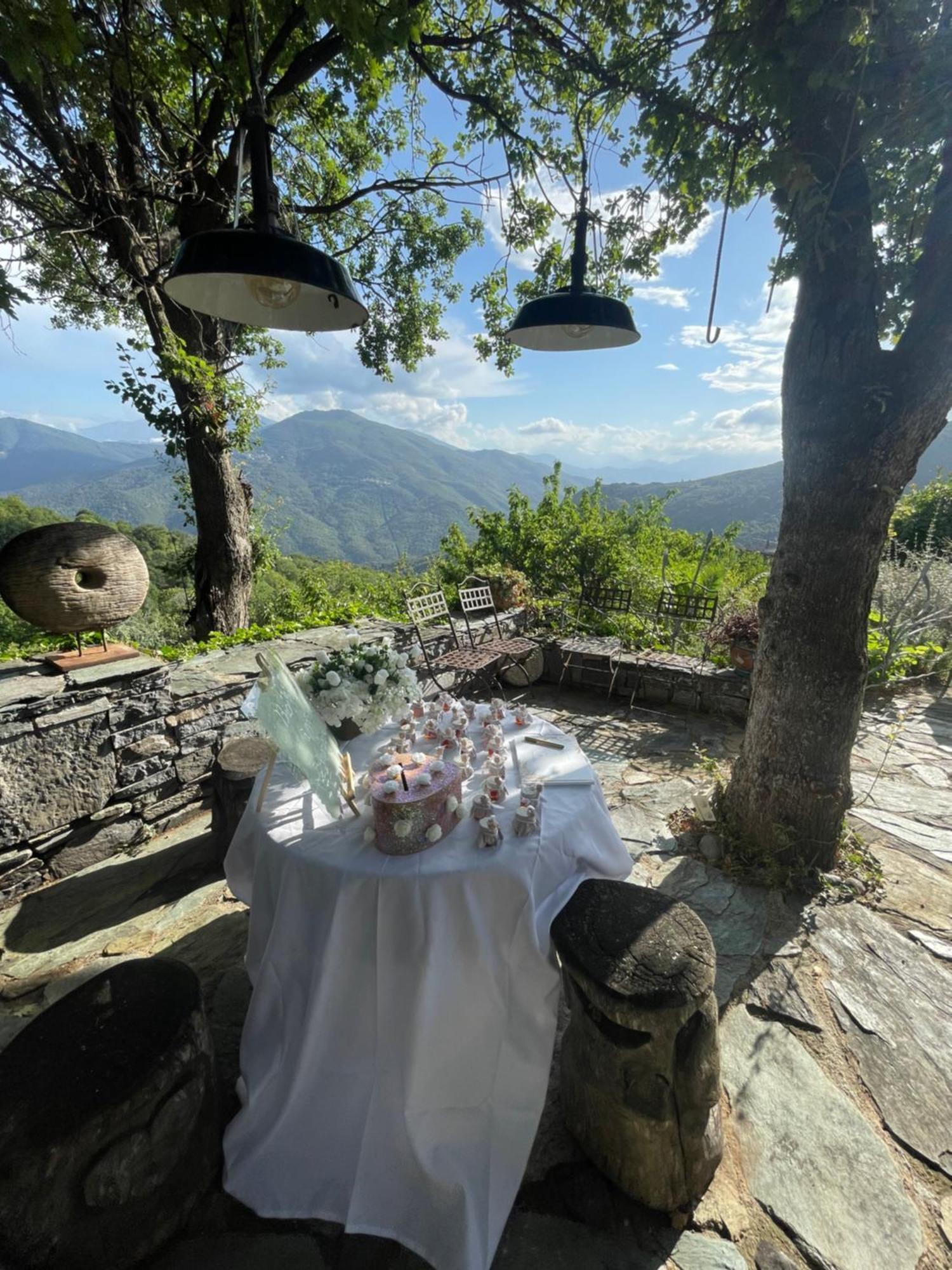 Maison De Charme Avec Piscine Et Vue Exceptionnelle Scolca ภายนอก รูปภาพ